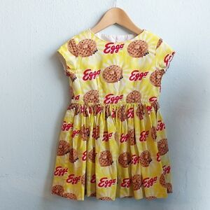 Amazing Eggo Waffles Yelow Dress